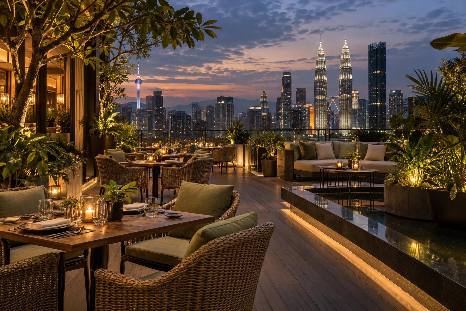 Outdoor Furniture for a Malaysia hospitality or retail project sourced from China