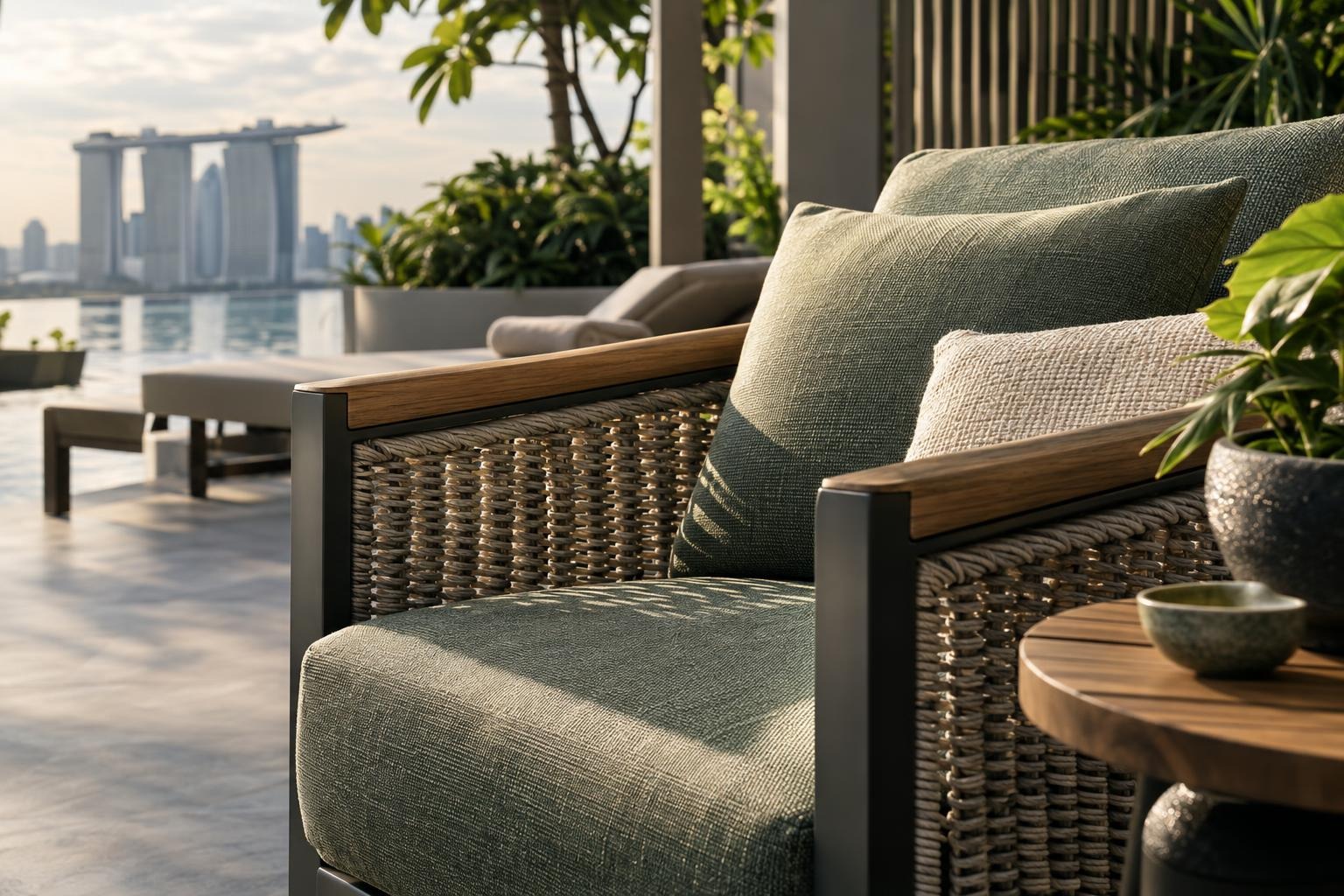 Outdoor Furniture container planning for a Singapore commercial import order