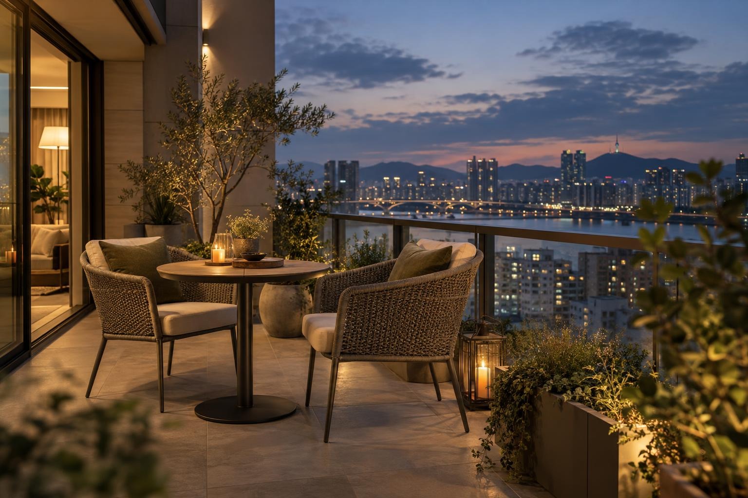 Outdoor Furniture for a South Korea hospitality or retail project sourced from China