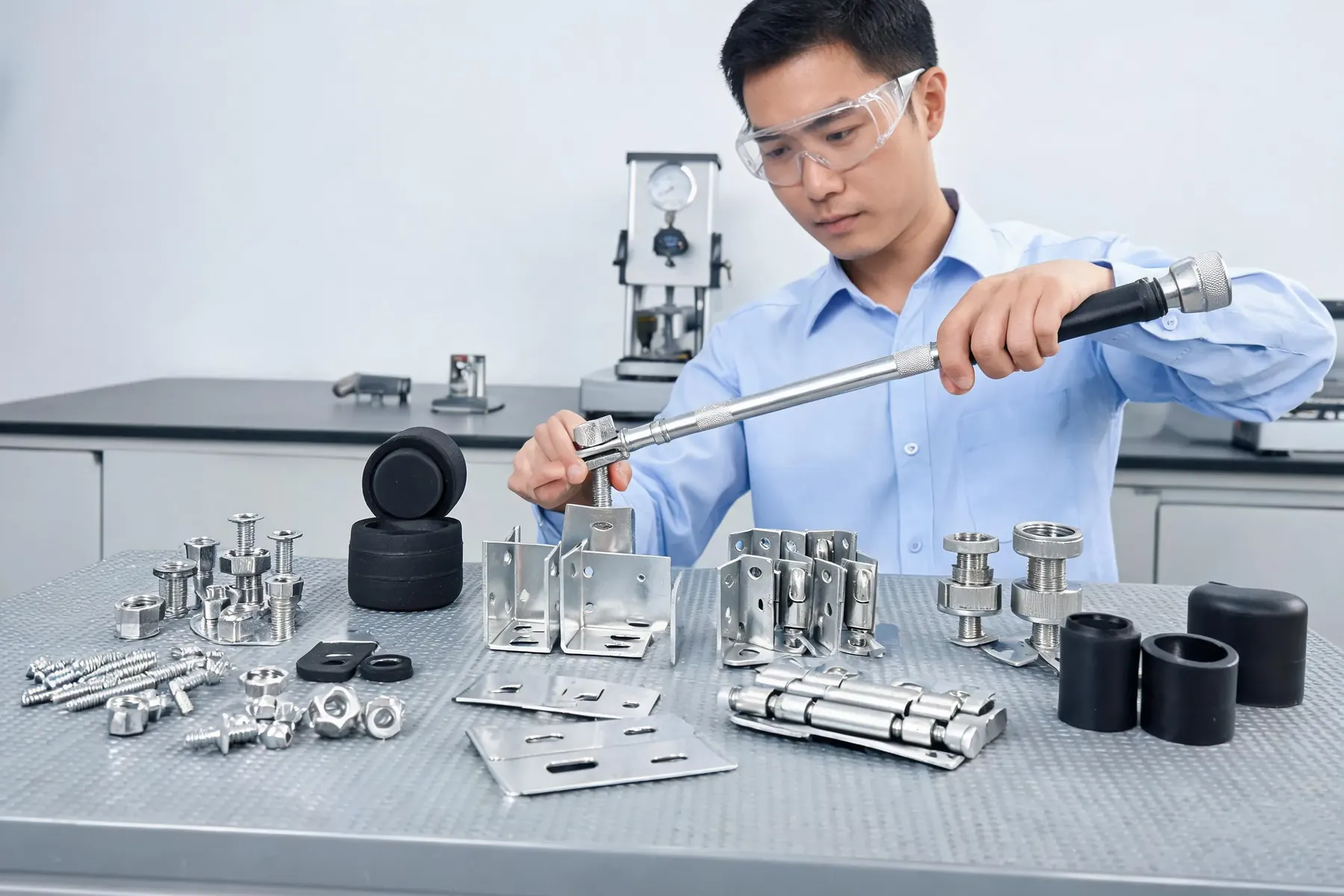 Corrosion-resistant customization of stainless steel hardware accessories for outdoor furniture.