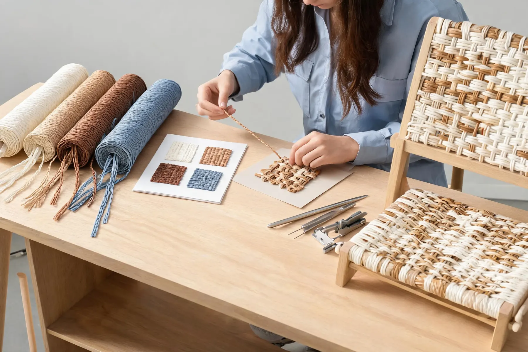 Ensuring color match and batch consistency of PE Rattan used in OEM outdoor furniture production