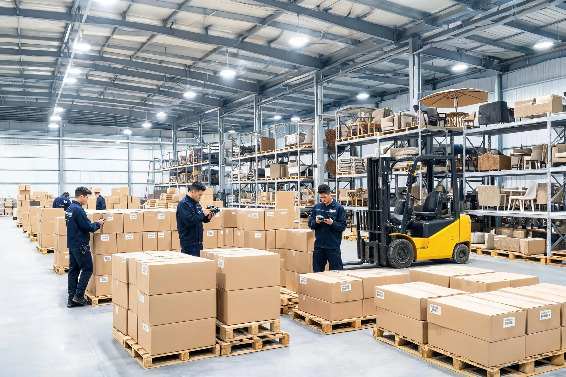 Private label OEM packaging and inventory programs for outdoor furniture wholesalers