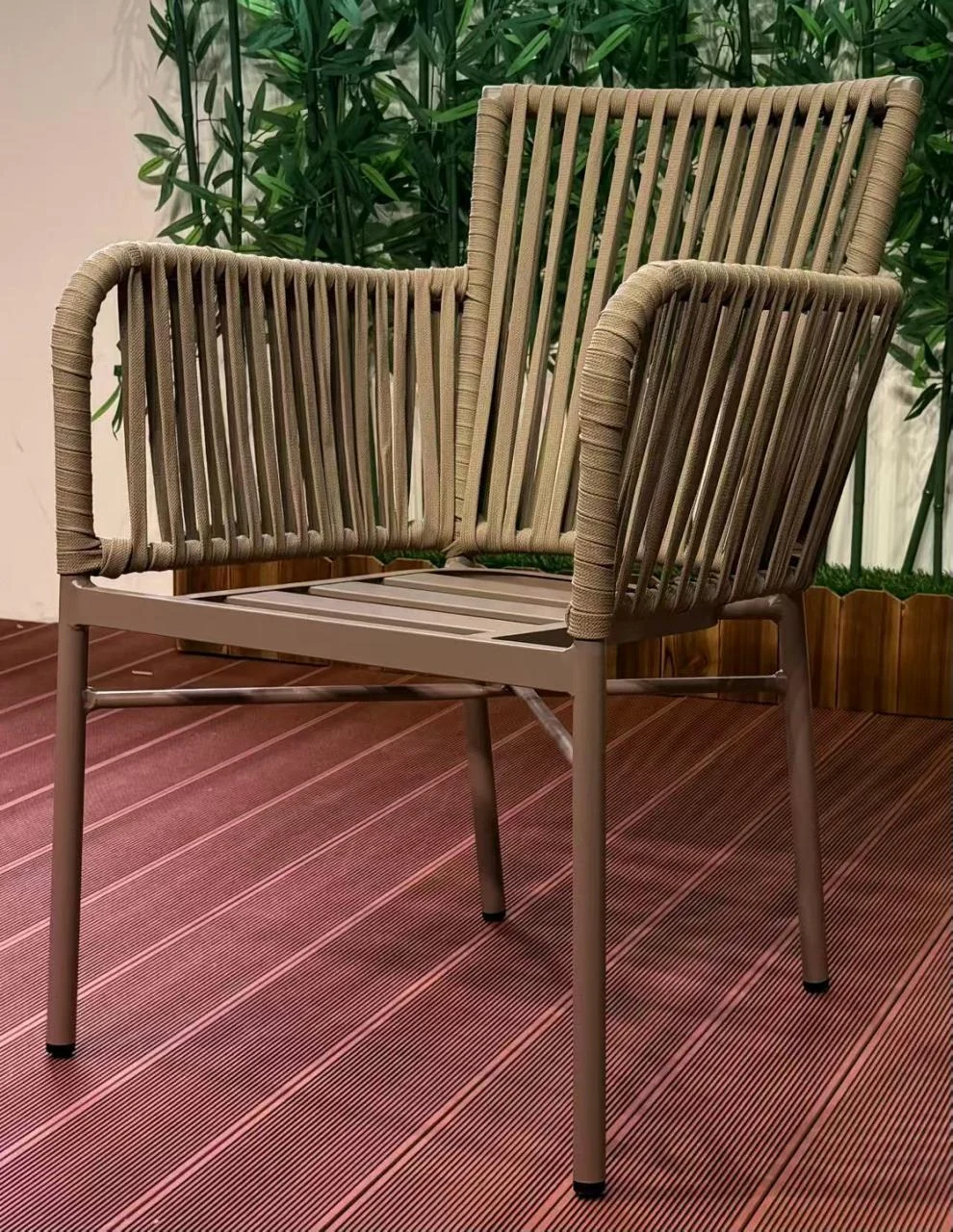 SV-F0055 Woven Outdoor Dining Chair