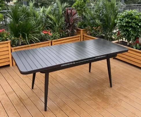 SV-F0173 Aluminum Extendable Outdoor Dining Table