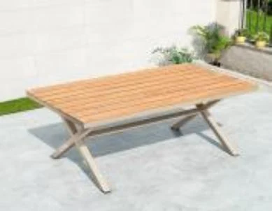 SV-F0202 طاولة طعام خارجية من ألومنيوم
