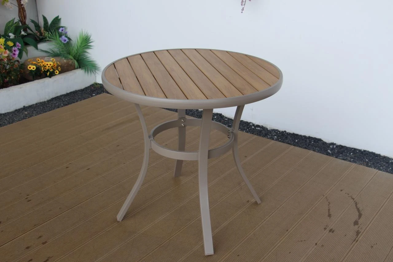 SV-F0203 طاولة طعام خارجية من ألومنيوم · تصميم بشرائح
