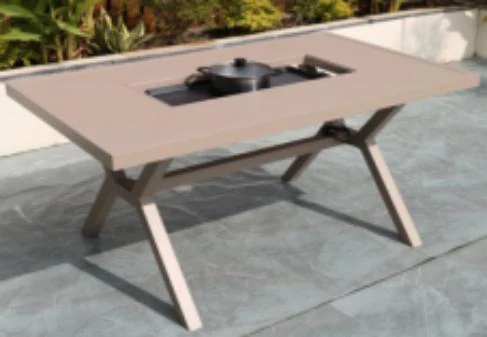 SV-F0210 Outdoor Table with Grill Opening