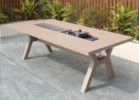 SV-F0211 Outdoor Table with Grill Opening