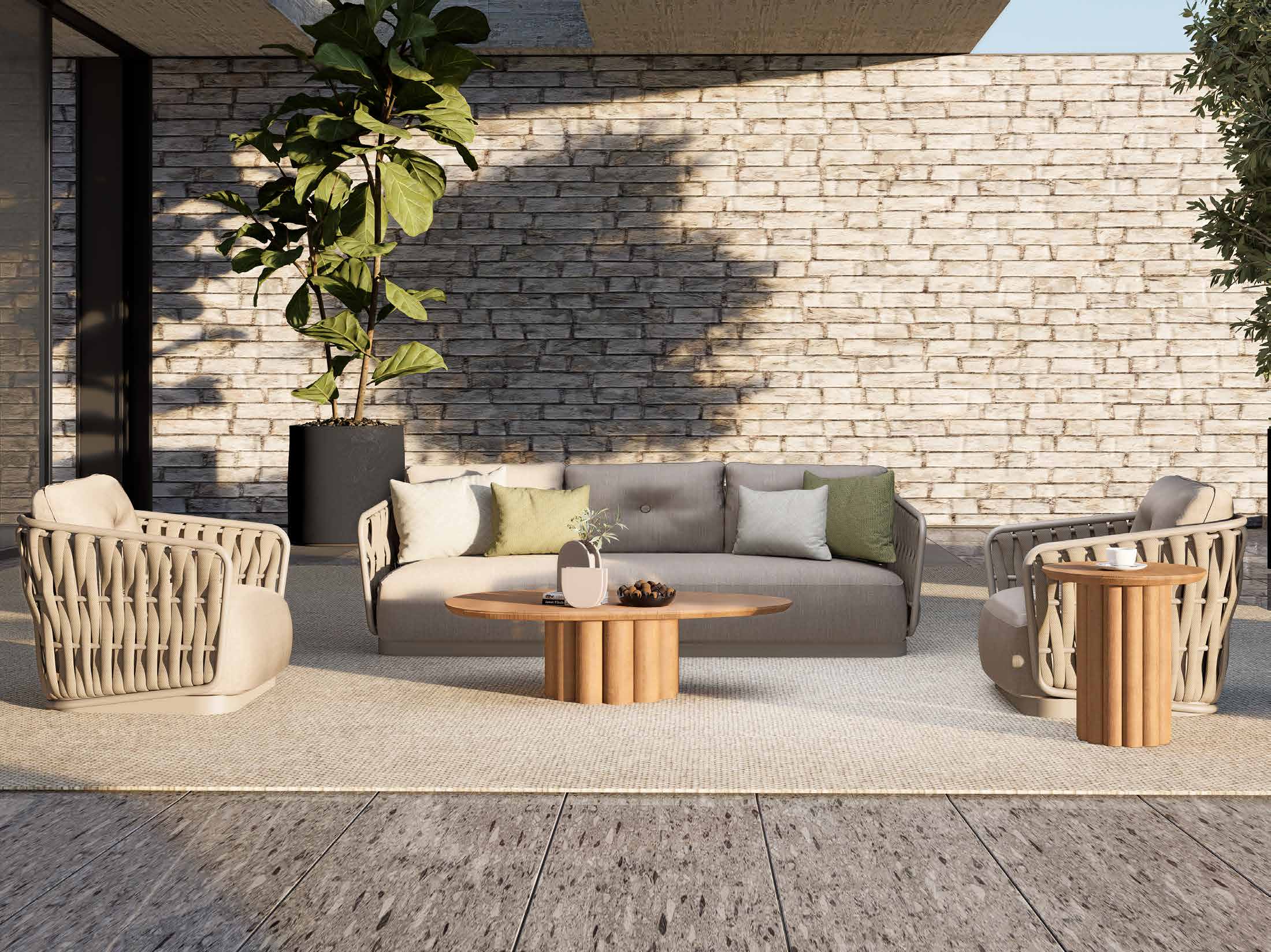 SV-N0021 Aluminum Outdoor Sofa Set