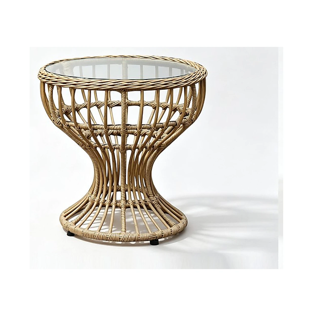 SV-S0013 Woven-Style Hourglass Side Table