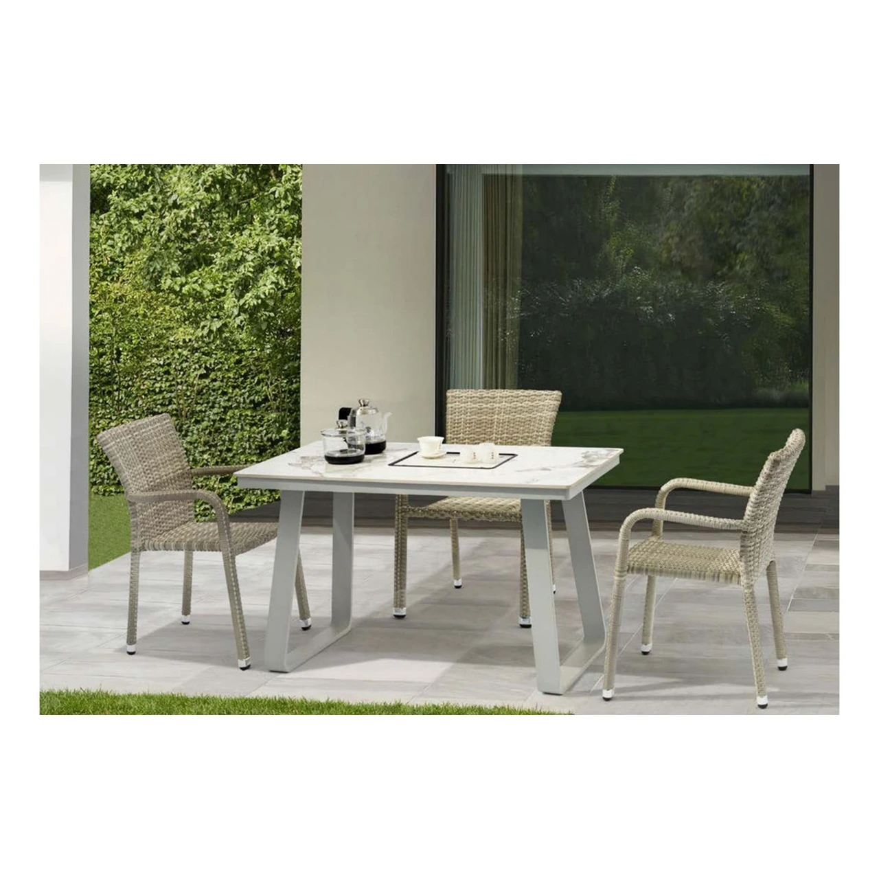 SV-S0027 120 cm Patio Dining Set