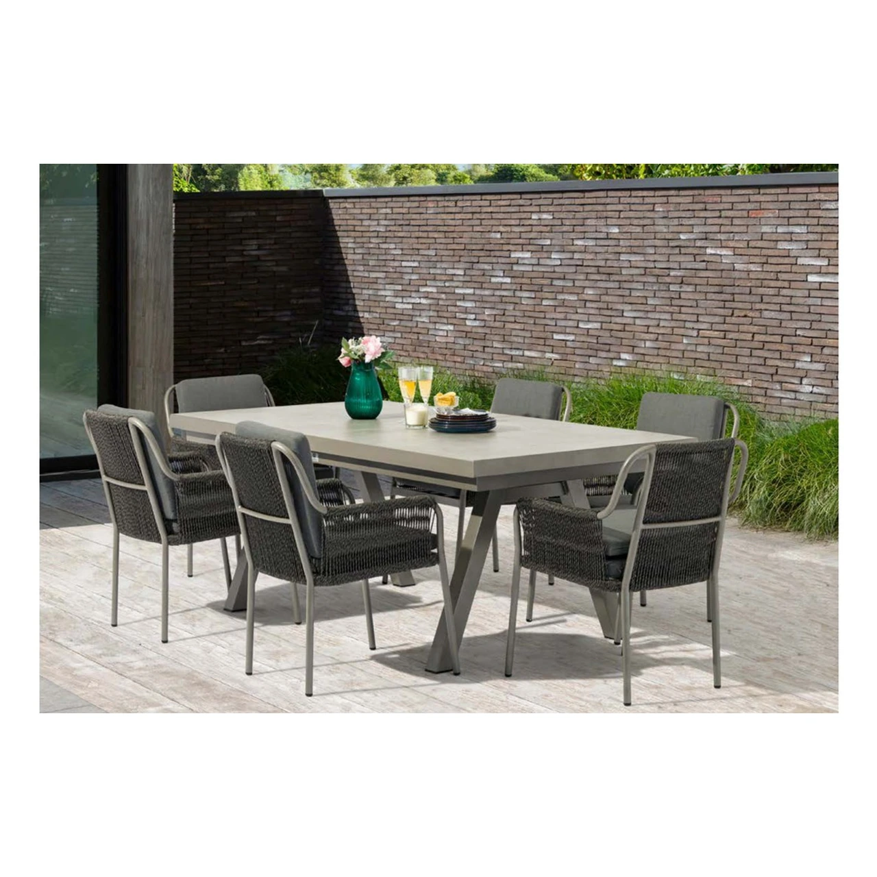 SV-S0037 Beveled Extendable Patio Dining Collection
