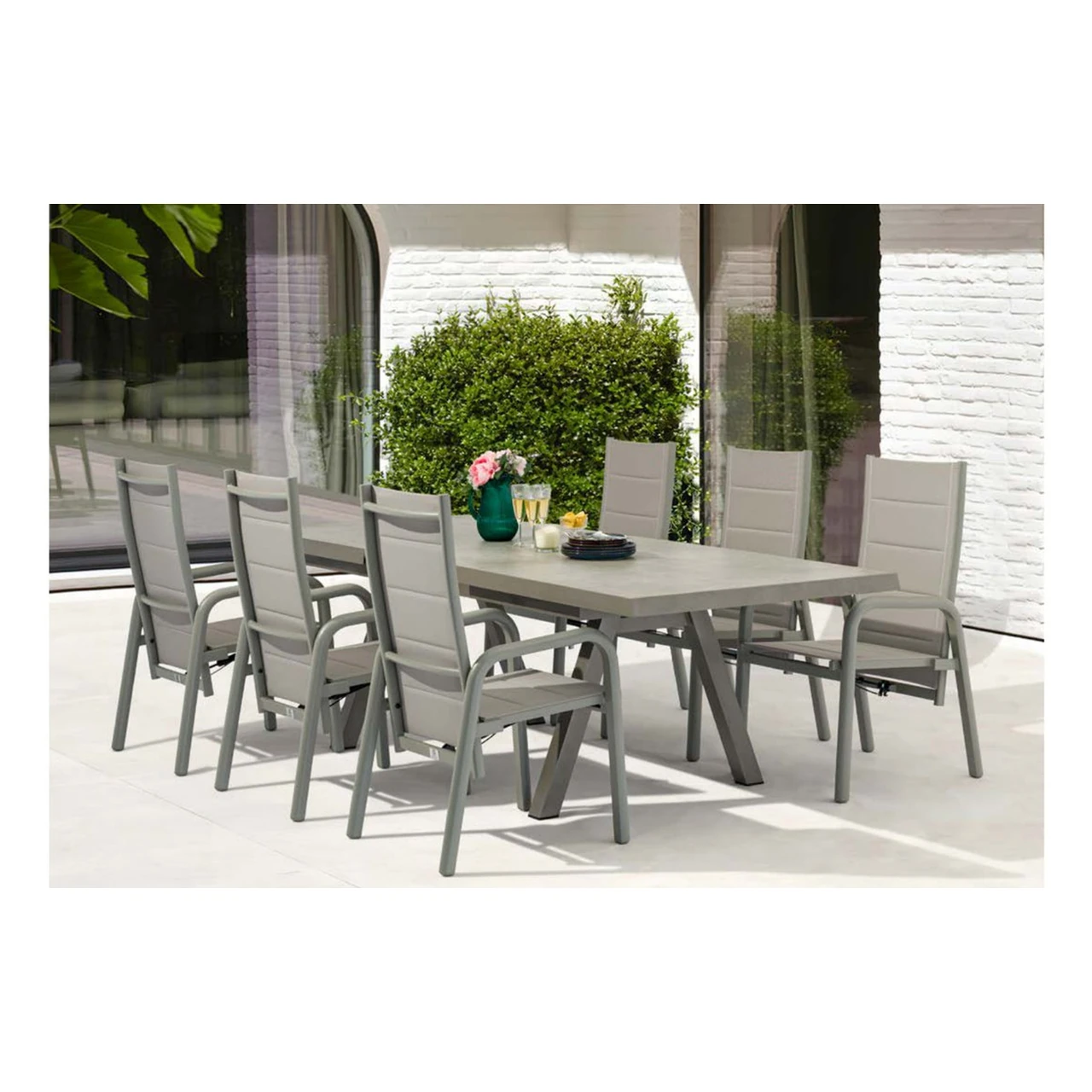 SV-S0039 Beveled Extendable Patio Dining Collection