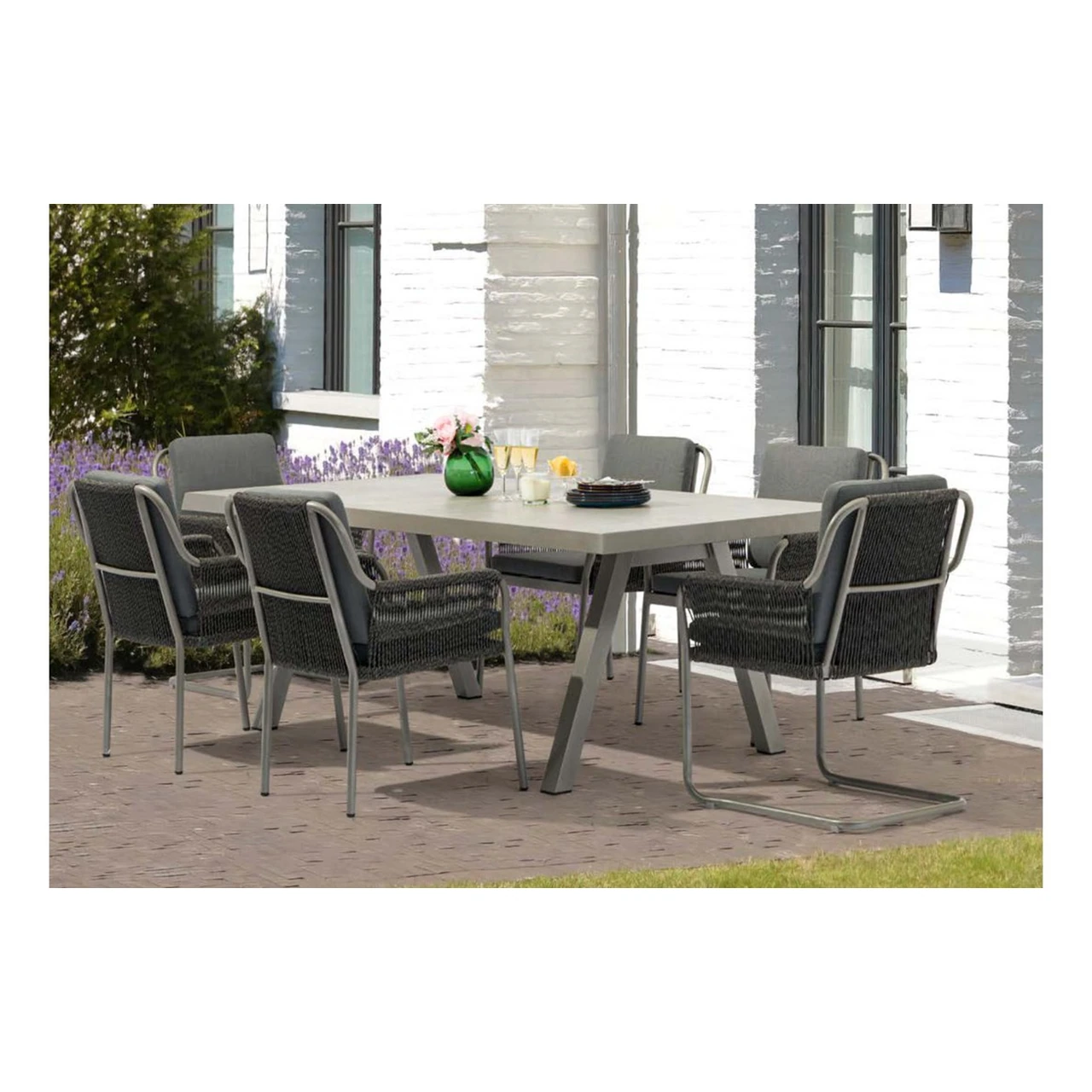 SV-S0040 Beveled Fixed Patio Dining Collection
